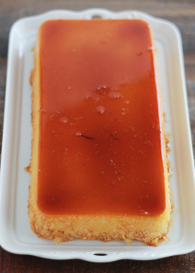 Flan à la noix de coco / flan coco / flan antillais