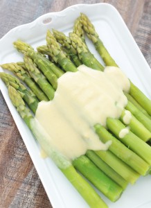 Asperges vinaigrette onctueuse