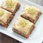 Délicieuses baklawa aux noix