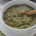 La vraie salsa verte mexicaine aus tomatilles