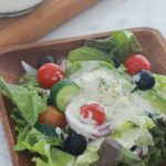 Salade sauce au fromage bleu