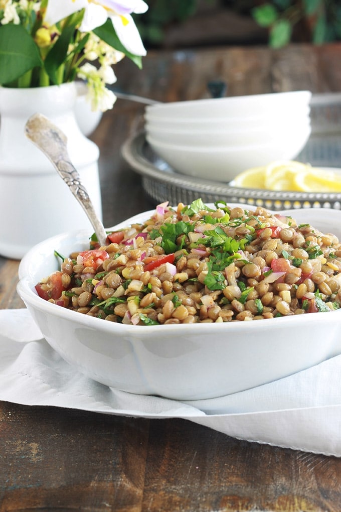 Salade De Lentilles Marocaine Recette Facile Cuisine Culinaire