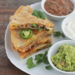 Quesadillas au boeuf hache facile