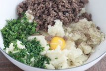 Makouda viande hachee - ingredients 2