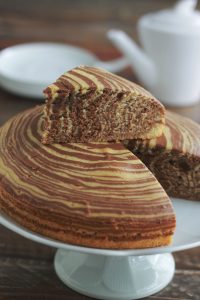Gateau zebré ou tigré (zebra cake)
