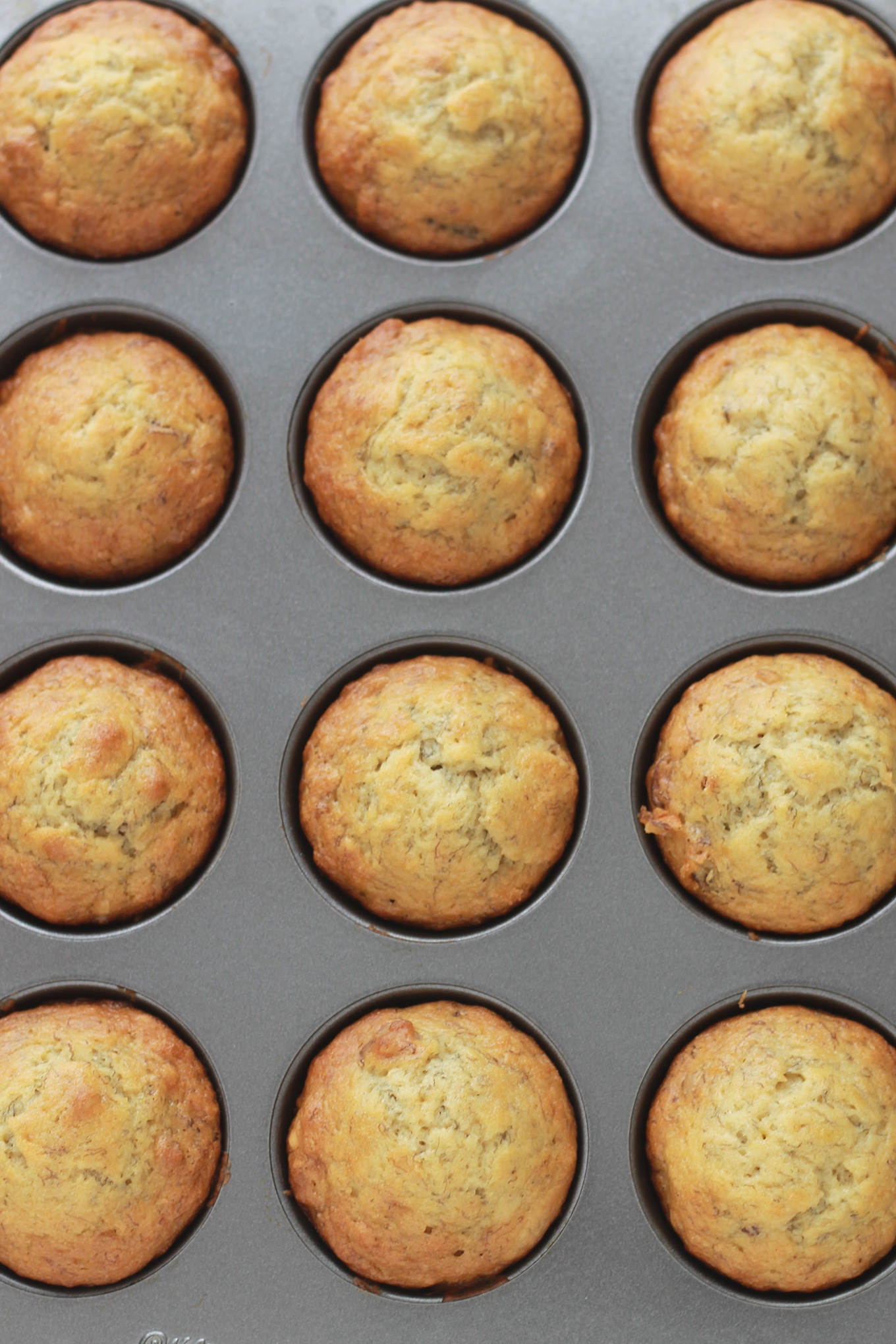 Muffins banane noix