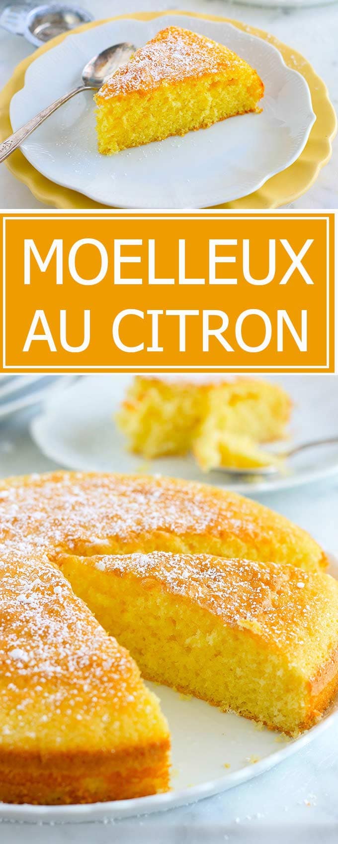 Ce gâteau moelleux au citron est super bon. Si, comme moi, vous aimez le citron, vous allez vous régalez, c'est guaranti! Il est bien parfumé, léger, et aérien à souhait. Et en plus, très facile à faire.