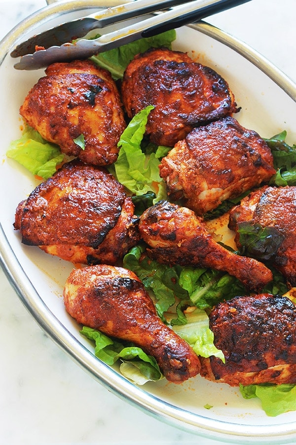 Poulet Tandoori Au Four Ou à La Poêle Recette Indienne Facile