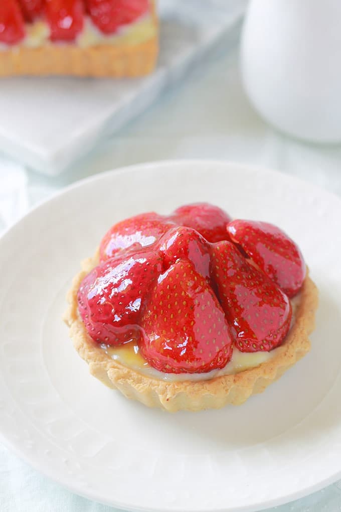 Tartelettes aux fraises crème pâtissière, recette facile