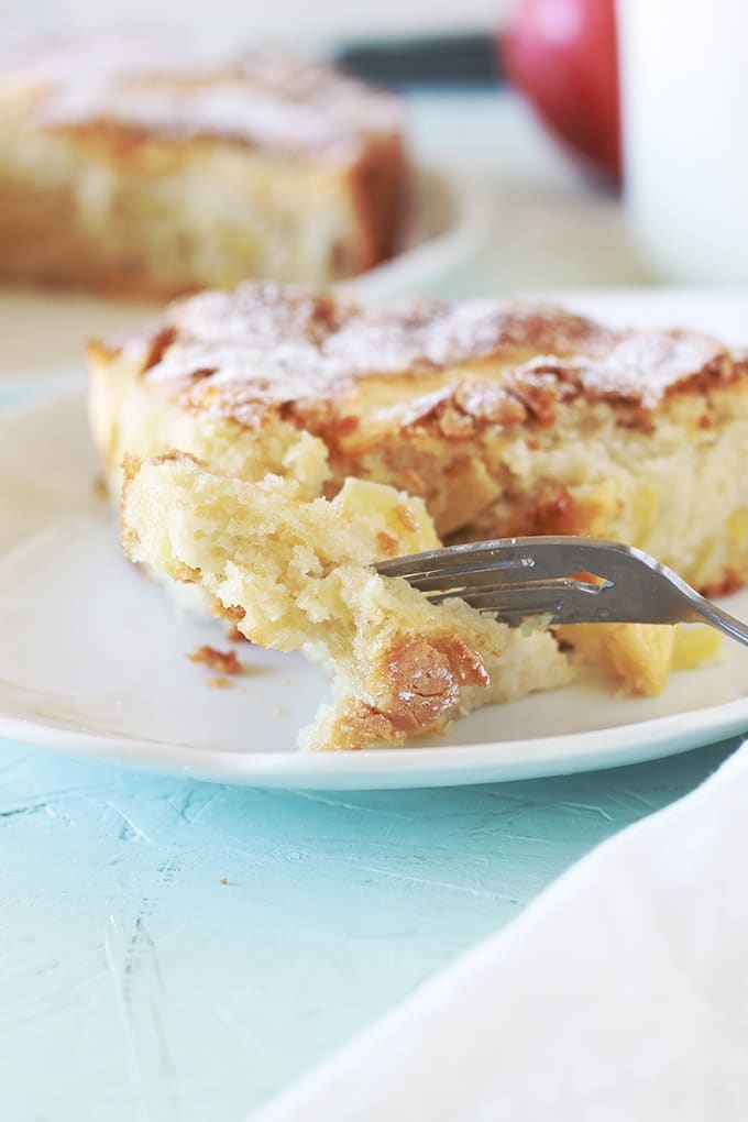 Excellent gâteau aux pommes moelleux. Recette très facile et rapide à faire. 