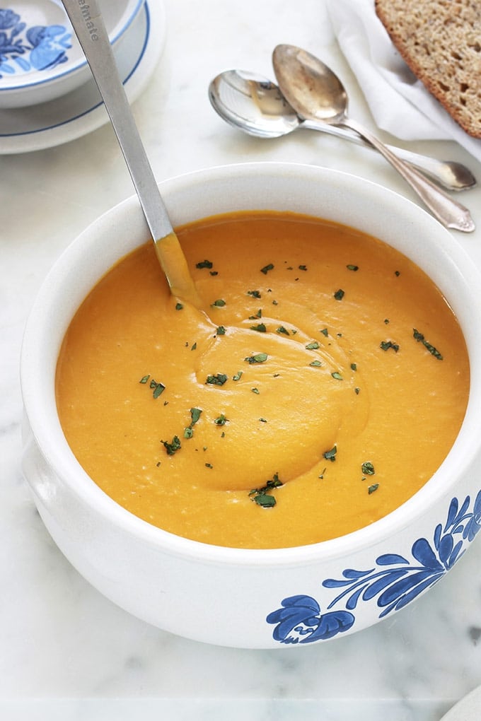 Veloute De Butternut Au Curry Et Lait De Coco Cuisine Culinaire