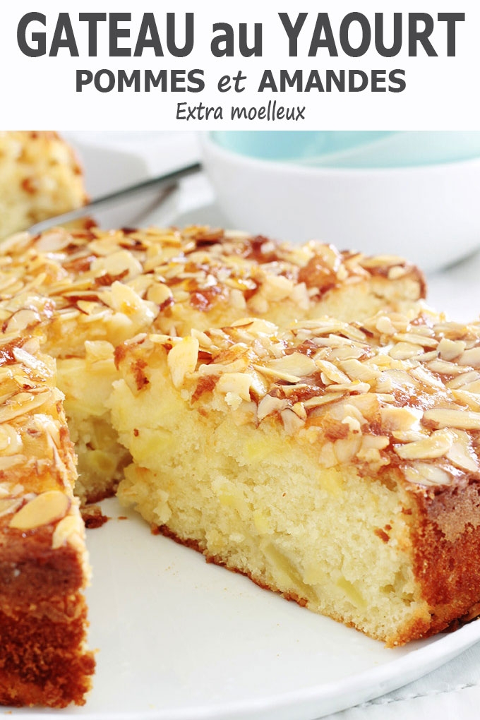 Gateau Au Yaourt Pommes Amandes Hyper Moelleux Cuisine Culinaire Gateau Au Yaourt Pommes Amandes Hyper Moelleux Cuisine Culinaire