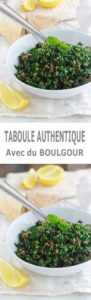 La vraie recette du taboulé libanais. Très facile avec peu d'ingrédients : persil (beaucoup de persil) et éventuellement un peu de menthe fraîche, un peu de boulgour, tomates, oignons, jus de citron, huile d’olive et sel. C'est une salade santé rafraîchissante parfaite en été. A servir en entrée ou en plat d'accompagnement pour vos grillades. Il est magnifique aussi pour les pique-niques. Très simple, rapide et tellement bon!