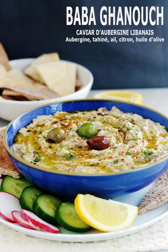 Baba ghanoush libanais (recette baba ghanouch)