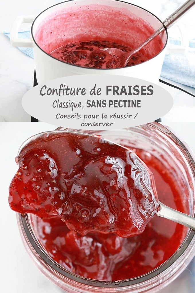 Confiture de fraises traditionnelle, recette facile