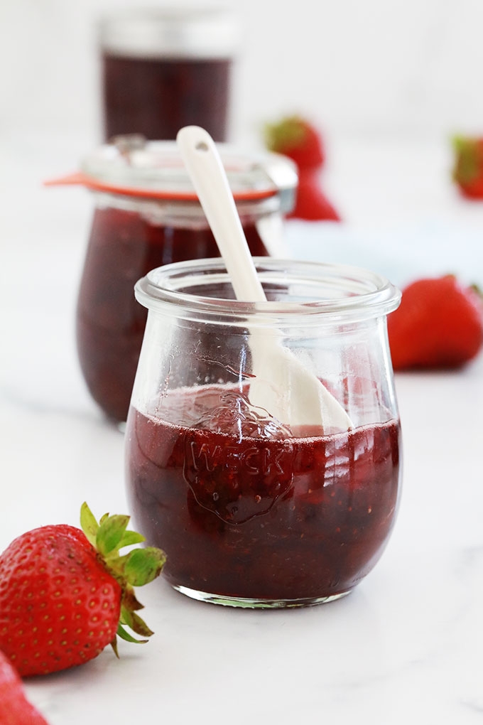Confiture de fraises allegee en sucre sans pectine recette facile
