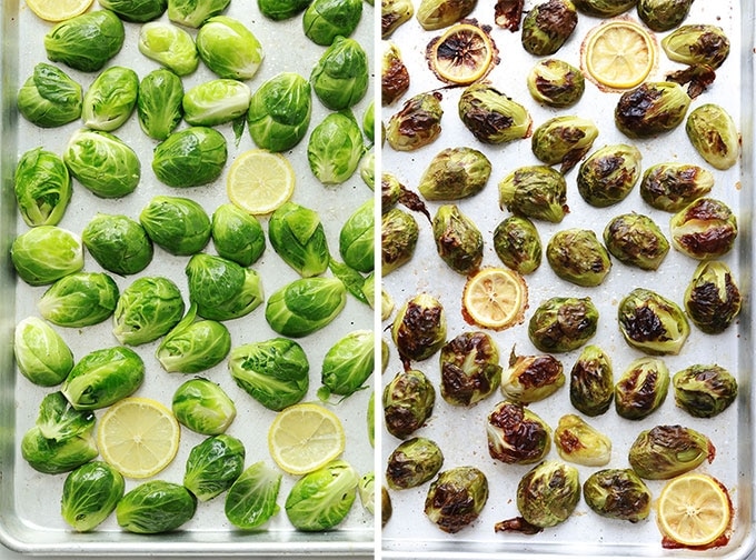 Recette choux de bruxelles au citron rotis aux four facile rapide