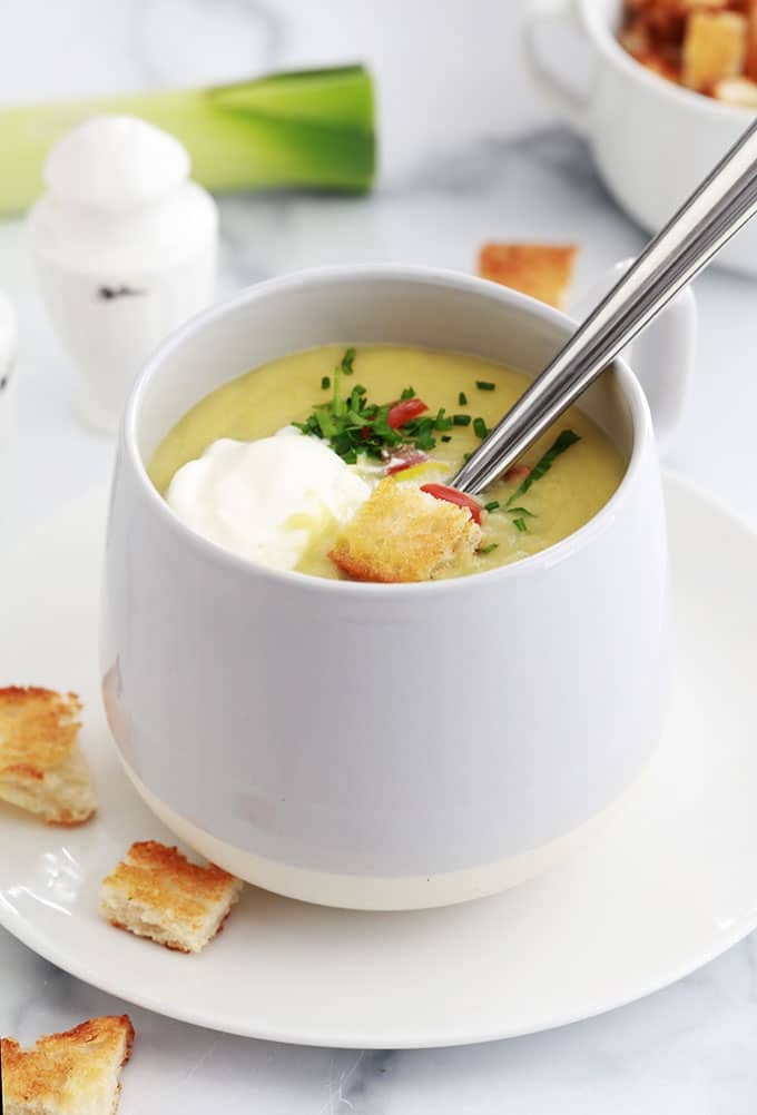 Recette pour Soupe aux poireaux