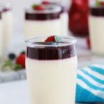 Panna cotta dans des verrines