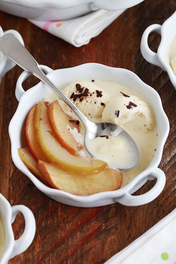 Tranches de pommes au four cannelle vanille recette facile