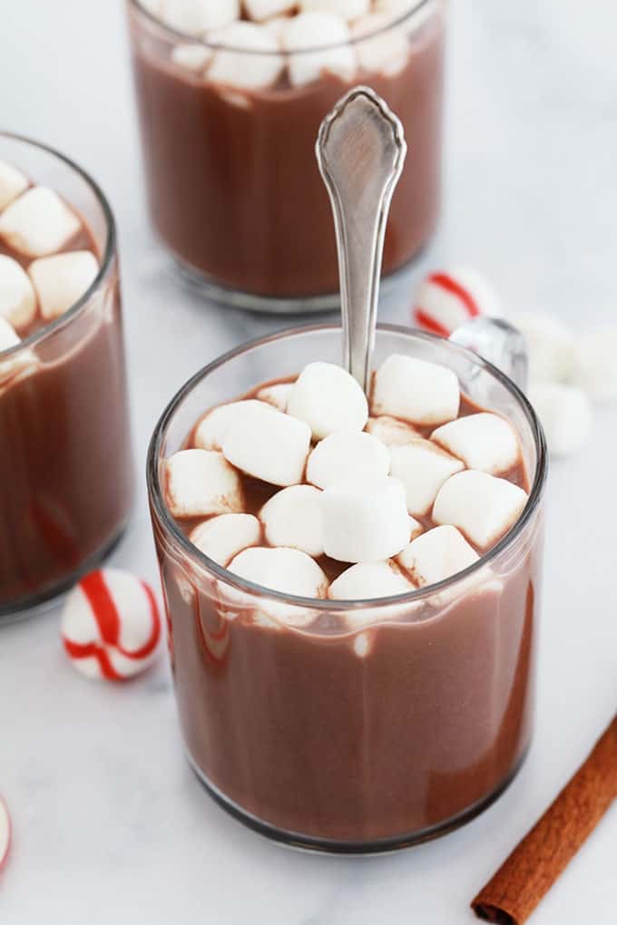 Chocolat chaud à la guimauve